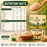 Psyllium Husk 100% Natural - 99% Purity 200gm | Quality Assured with COA Certificate | High in Fibre | Vegan Non GMO | Ideal for Baking, Smoothies, Water, Juices