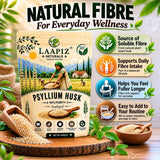 Psyllium Husk 100% Natural - 99% Purity 200gm | Quality Assured with COA Certificate | High in Fibre | Vegan Non GMO | Ideal for Baking, Smoothies, Water, Juices