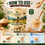 Psyllium Husk 100% Natural - 99% Purity 200gm | Quality Assured with COA Certificate | High in Fibre | Vegan Non GMO | Ideal for Baking, Smoothies, Water, Juices