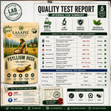 Psyllium Husk 100% Natural - 99% Purity 200gm | Quality Assured with COA Certificate | High in Fibre | Vegan Non GMO | Ideal for Baking, Smoothies, Water, Juices