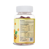 Laapiz Vitamin + Bio-Cultures Gummies – Pineapple Flavour (60 Gummies) – Digestion & Immune Support – Made in UK
